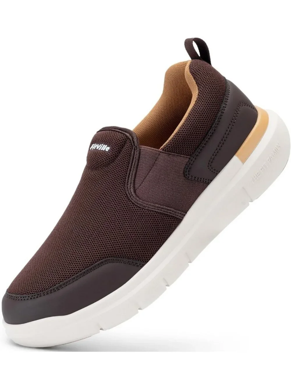 Extra Wide Slip-On Walking Shoes for Men | Lightweight, Non-Slip, Breathable